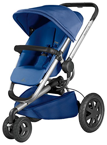 Maxi-Cosi Quinny Buzz Xtra 3 Wheel Pushchair, Silver Frame, Blue Base