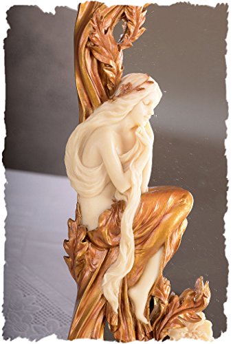 ROMANTISCHER SPIEGEL MIT JUGENDSTIL NYMPHE DEKORATIV - 3