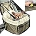 Produktbild Auto-Transporttasche für den Sitz, Transportbox für Hunde, Katzen, Haustiere, mit Sicherheitsgurt und weicher Decke im Inneren