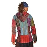 Unser Patchwork Kapuzenhemd besticht durch die Anordnung der verschiedenen Patches und eine vordere Känguruhtasche