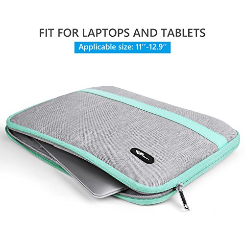 SAVFY 12.9 Zoll Laptop Sleeve 11 11,6 12.9 Zoll Laptoptasche Tasche Case Macbook Hülle, Laptop Tasche für Apple New Macbook 2015, blau - 5