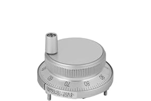 ENERJARY Broco Comando Per Cnc,Pulse 5V 60MM Wheel mano Encoder Mill Router comando manuale for sistema CNC (bianco)