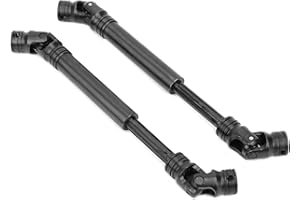 Hspemo ftx outlaw steel driveshaft wheel 13×11×1 2pcs 105 157mm 313 wheel base multiple spline drive shaft accessory for scx10 rc car shaft ftx spares