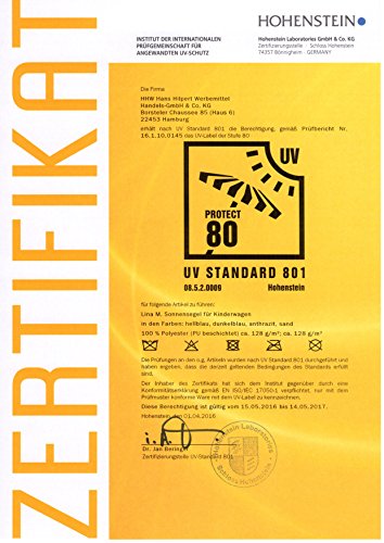 Sonnensegel Kinderwagen, UPF 80+, zertifizierter Schutz!! - 5