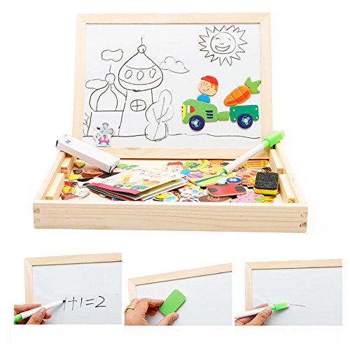 Rcool Baby Kid Wooden Jigsaw Magnetic Board Game Toy Multi-functional Early Learning Educational Puzzle Toy Child Gift reviews Rcool Baby Kid Wooden Jigsaw Magnetic Board Game Toy Multi-functional Early Learning Educational Puzzle Toy Child Gift