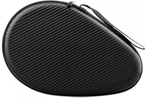 MiOYOOW Étui pour Raquette Tennis Table, Housse pour Raquette Ping-Pong à Coque Rigide étanche, avec Fermeture Éclair pour Raquettes de Ping-Pong