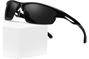 KANASTAL Alta Protección Deportivas Gafas de Sol Polarizadas, Marco TR90 Ultraligero, Hombre y Mujer para Ciclismo Pesca Running UV400