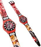 Unbekannt Armbanduhr -  Star Wars - Darth Vader  - 3-D Effekt Motiv - Analog - passend für Kinder & Erwachsene - Kinderuhr / Lernuhr - Kunststoff Armband - für Jungen..