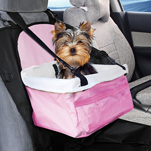 Prime Paws® - Bolsa de viaje plegable con cinturón de seguridad para mascotas