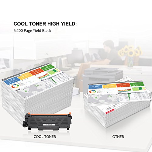 Cool Toner 5,200 Seiten High Yield kompatibel toner für TN-2320 fuer Brother HL-L2300D HL-L2340DW HL-L2360DN HL-L2365DW DCP-L2500D DCP-L2520DW DCP-L2540DN MFC-L2700DW MFC-L2720DW MFC-L2740DW,Compatible TN2320 TN-2310 TN 2320 - 6