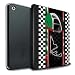 Produktbild STUFF4 PU-Leder Hülle/Case/Brieftasche für Apple iPad 9.7 (2017) tablet / Abu Dhabi Muster / F1 Piste Flagge Kollektion