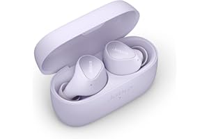 Jabra Elite 4 - Écouteurs sans Fil Bluetooth à réduction de Bruit Active - Discrets et Confortables, Lecture Tap Spotify, Google Fast Pair, Microsoft Swift Pair et Bluetooth Multipoint - Lilas