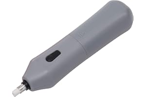 Alassio 70523 funciona con pilas eléctrico goma de borrar, plástico, color gris