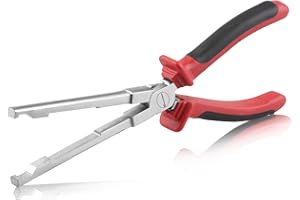 SPEEDWOX Straight Jaw Glow Plug Connector Pliers - Preheated Splice Automotive Connectors Car Tool Clamp Remover Glow Plug Socket Pliers for Diesel Engines Repair