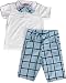 For 2-8 years old boys,Clode® 1PC Baby Boys Short Sleeve T-Shirt+Plaid Short Pants Suit Outfit Clothing Set (2-3 Years old, White)