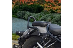 FAYEDENICY Motorrad CM300 CM500 CMX300 CMX500 Beifahrer Sozius Haltegriff Sitz Seitenhandlauf Heckarmlehne Griffe Kit Kohlenstoffstahl für cm CMX 300 500 Zubehör 2017 2018 2019 2020 2021