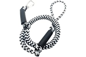 Cuerdas De Amarre para Botes, Asudaro Línea De Muelle, Elástico Bungee Dock Line Elástico Cuerda Kayak para Jet Ski Kayak Quick Docking con Clip De Acero Inoxidable