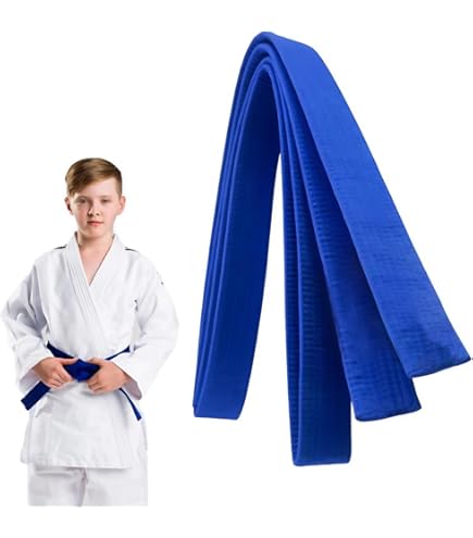 Cintura Per Karate E Judo EF565 - 100% Cotone Per Arti Marziali | Gialla, Arancione, Verde, Blu, Marrone, Nero, Rosso