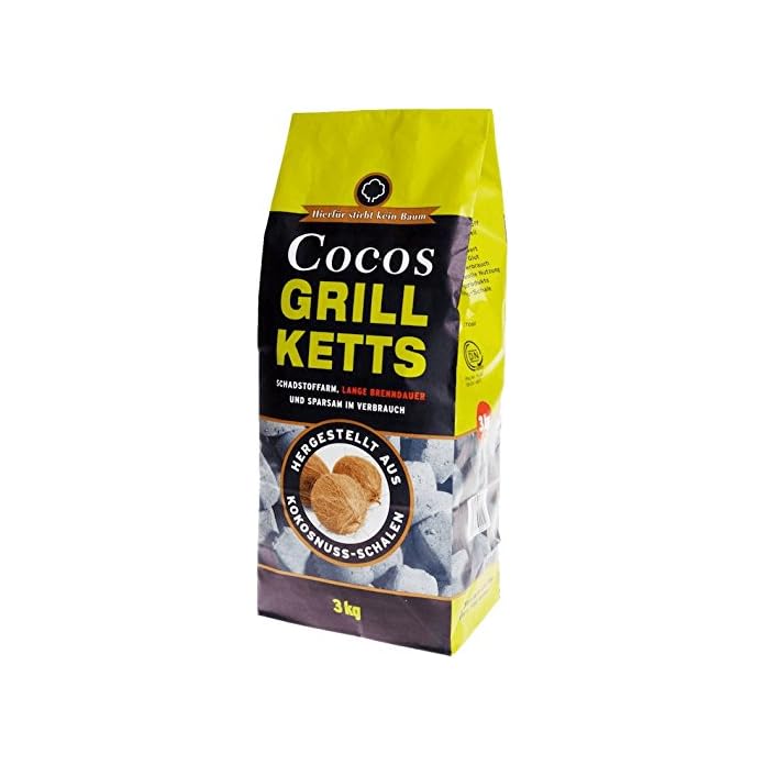 Cocos Grillketts Kologische Grill Briketts