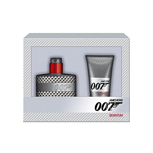 James Bond 007 Quantum Gift Set with EDT Spray Plus Shower Gel, 30 ml/50 ml