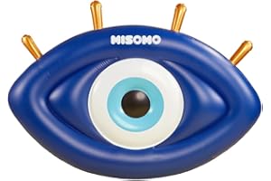 Misomo Matelas gonflable extra large, île de bain pour fête de piscine, jouet de piscine, flotteur de luxe