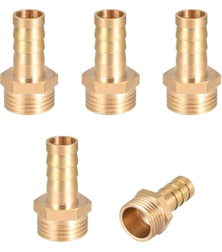 12 Connettori Tubo In Ottone 6mm X 1/2" - Per Acqua, Gas E Aria Con Fascette - Foto 11