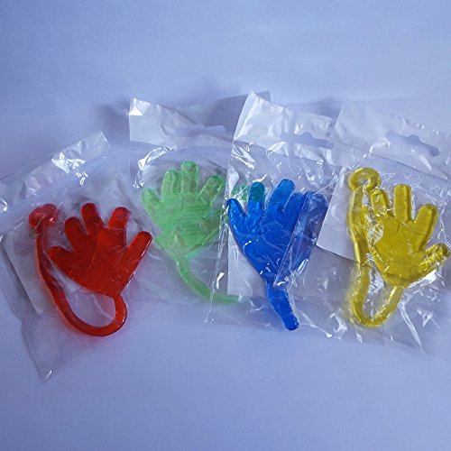 12 x Klatschhand Klatschhände Glibber Kleben Mitgebsel Geburtstag - 4