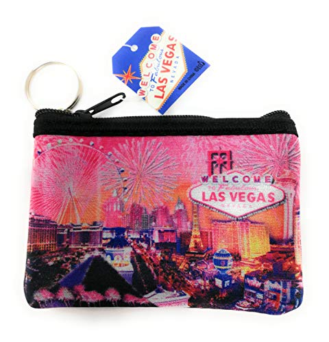 Price comparison product image Las Vegas Souvenir Small Coin Purse (Pink / Multi)