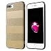 Produktbild Marca Cable Technologies Stardust Gold w/Metal Plate iPhone 7 Plus/8 Plus, Cover scintillante a Righe, ottimi materiali, Glitter Gold