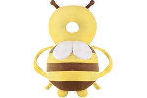 CXKPVFN Yellow Bee Head Protector,Head Protector Pillow Protection Head Pillow Head Safety Cushion Backpack Fall Protection Head Pillow Walker Head Protection Head Safety Pad