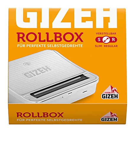 Gizeh Rollbox Drehmaschine für Zigaretten Slim und Regular 3 Rollboxen