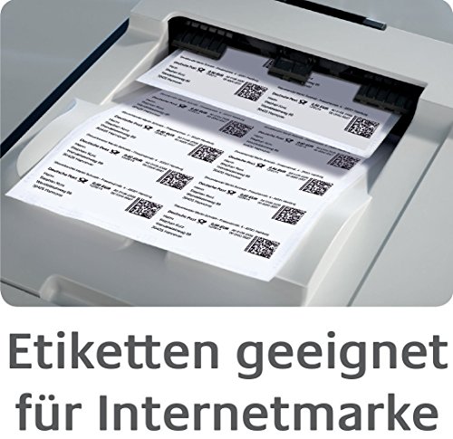Avery Zweckform 3490 Adressetiketten (A4, Papier matt, 1200 Etiketten universal, 70 x 36 mm) 50 Blatt weiß - 6