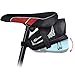 Produktbild Toptrek Satteltasche Fahrrad Fahrradtasche Klein Wasserdicht Fahrrad-satteltasche erweiterbare Kapazität 0,6L bis 1L mit wasserdichtem Reißverschluss für Mountainbike/MTB/Rennrad/ebike (Schwarz)