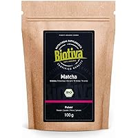 Matcha-Tee Bio 100g - Original Matchapulver - Tee, Latte, Smoothies - hochwertigster Biomatcha - 100% nachhaltiger Anbau…