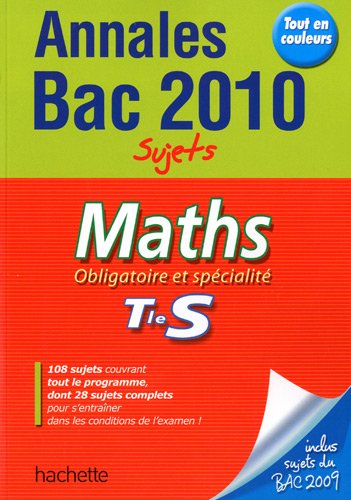 couverture de : Annales : Mathématiques Tle S