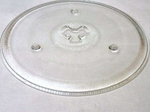 Mikrowelle Drehteller UNI DU = 270 mm / 27 cm / 27,0 cm Mikrowellenteller / Glasteller für Mikrowelle / Ersatzteller / Ersatz-Drehteller / Trapez Vertiefung (GLAS) - 2