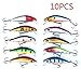 Produktbild Aiming 7cm 8.5g Laser Wobbler Angelausrüstung 3D Eyes Sinking-Fischen-Köder Crankbait 10pcs