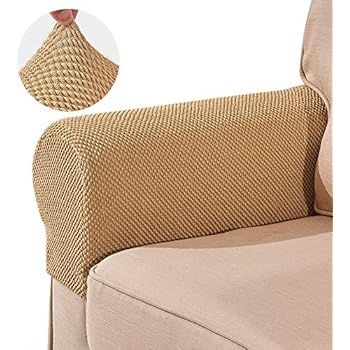 Set Of 2 Stretch Armchair Covers For Arms Teal Tesluck Arm Rest Covers Set Spandex Polyester Sofa Arm Caps Non Slip Armrest Covers For Chairs Furniture Protector Slipcovers Armchair Slipcovers
