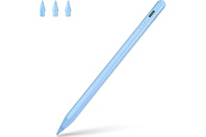 BLEBLE Stylus Pen for ipad, Active Pencil with Quick Charge, Palm Rejection Tilt Sensor, Apple Pen Compatible with 2018-2022 iPad Pro 11"/12.9",iPad 10/9/8/7/6,iPad Mini 5/6,iPad Air3/4/5- Light Blue