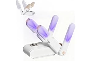 ZINUEEN Electric Shoe Dryer - Shoe Warmer & Boot Dryer with 360° Hot Air, 90 Minute Timer & Foldable, Ideal for Football Boots and Boxing Gloves