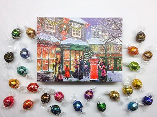 LINDT LINDOR CHOCOLATE ADVENT CALENDAR - 24 VARIETIES - CHRISTMAS SHOPS
