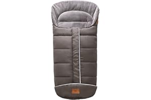 MIRACLE BABY Baby Stroller Footmuff, Winter Baby Seat Pushchair Footmuff Sleeping Bag Baby Blanket with Zipper for Stroller, Buggy, Car Seat