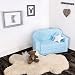lulando Pull-Out Sofa Bed for Children Oeko-Tex Standard 100 certified, Two Decorative cushions White Stars / Blue