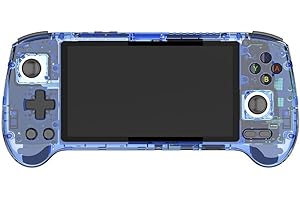 ITAP RG556 Handheld Game Console, 5.48-inch AMOLED Screen Android Retro Video Gaming Player for Adults Kids Boys, 4+128G+128GB TF Card 4000+Games (Blue)