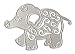 Produktbild Blue Vessel 1 Psc Retro Elefant Album-Papier-Karten-Dekoration DIY Scrapbooking Schneide Schablone
