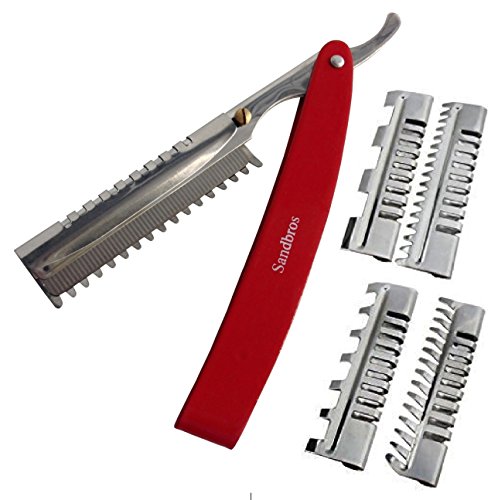 Professional Hair Thinning, Cutting Razors 4 Hairdressers Barbers ThR2 +3 Combs