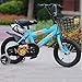 Produktbild FAMILI DA Kinderwagen Kids Bikes 12 Zoll, 14 Zoll, 16 Zoll, 18 Zoll, Boy's Bike und Mädchen Fahrräder, Geschenk für Kinder Für Neugeborene (Farbe : Pink, größe : 16 inch)-Blau,14 inch