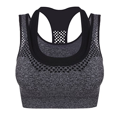 Zeagoo Damen Yoga BH Sport Fitness BH Tank Top