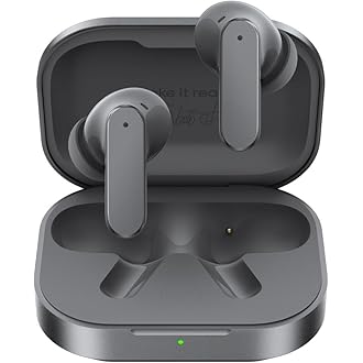 Realme Buds Air 8,11mm+6mm Dual Dynamic Bass Drivers,58Hrs Playtime, 55dB ANC,6 Mic ENC, 45ms Low Latency, 360° Spatial Audio, Hi-Res LHDC, IP55 Dust & Water Resistant, BT v5.4 (Master Grey)