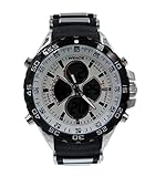 Sportuhr - Analog und Digital - Japanisches Präzessionsuhrwerk - Weißes Ziffernblatt